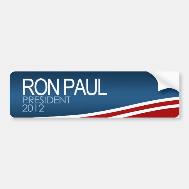 Ron Paul President 2012 Bumper Sticker (Front)