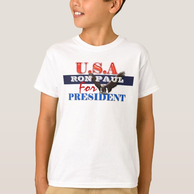 Ron Paul president 2012 CUSTOMIZE T-Shirt (Front)