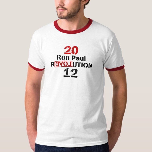 Ron Paul Revolution 2012 Delayed T-Shirt (Front)