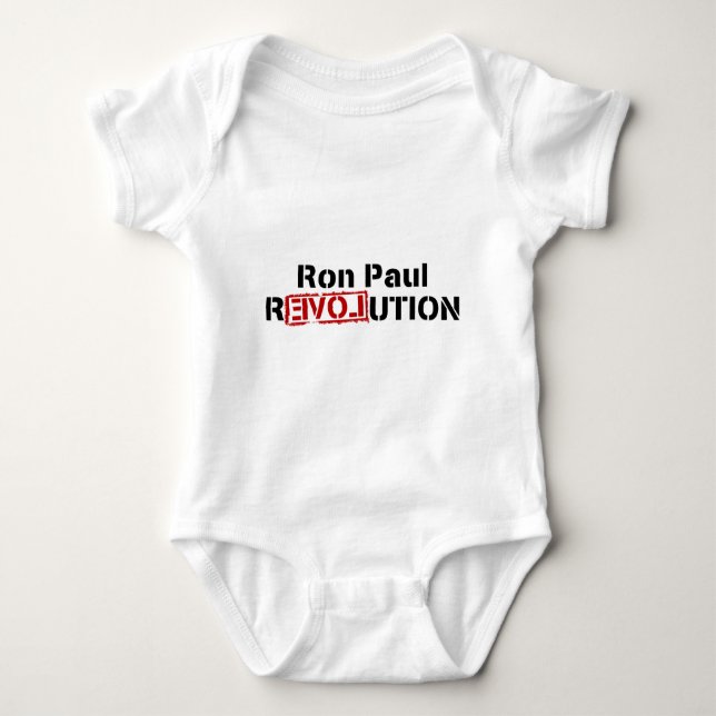 ron-paul-revolution baby bodysuit (Front)
