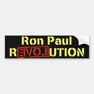 Ron Paul Revolution Bumper Sticker