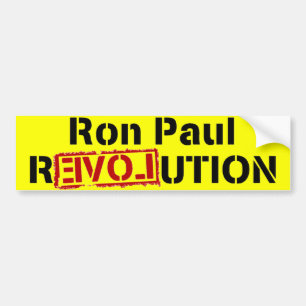 Ron Paul Revolution Bumper Sticker