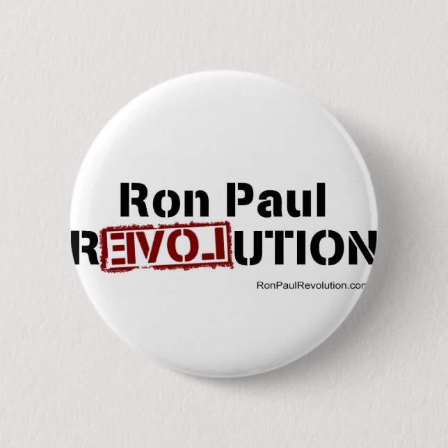 Ron Paul Revolution Button (Front)