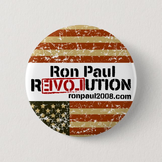 Ron Paul Revolution Button (Front)