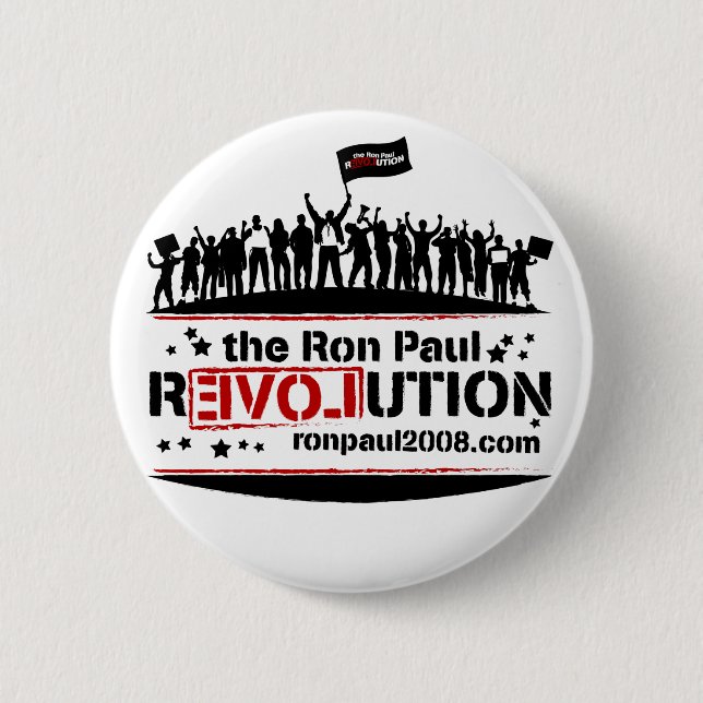Ron Paul Revolution Button (Front)