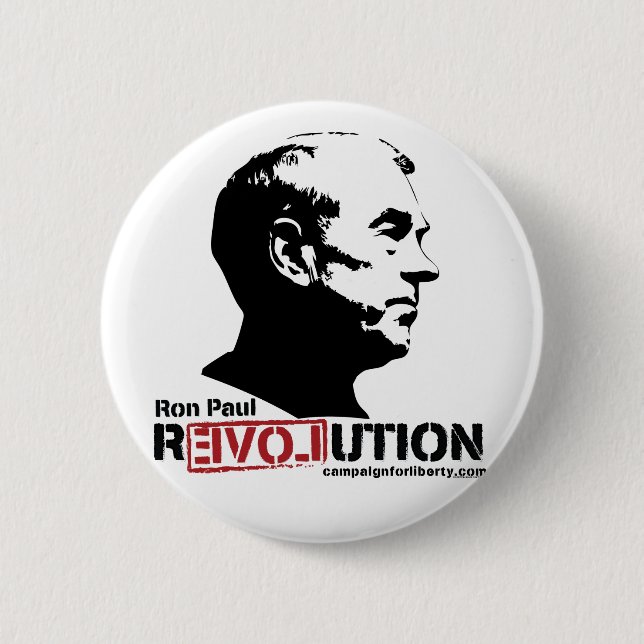 Ron Paul Revolution Button (Front)
