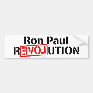 Ron Paul Revolution Continues Bumper Sticker