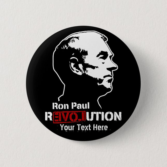 Ron Paul Revolution Custopmizable Buttons (Front)