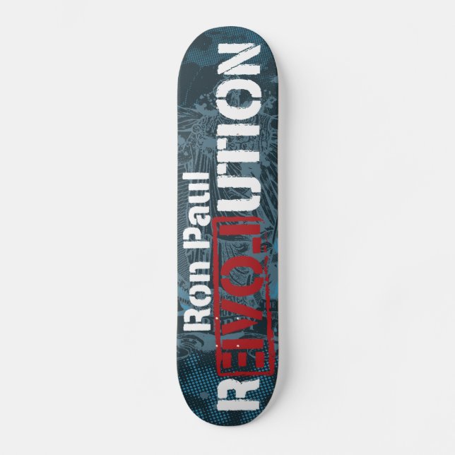 Ron Paul Revolution Skateboard (Front)