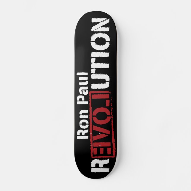 Ron Paul Revolution Skateboard (Front)