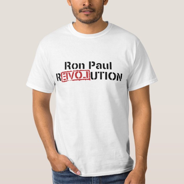 Ron Paul Revolution T shirts (Front)