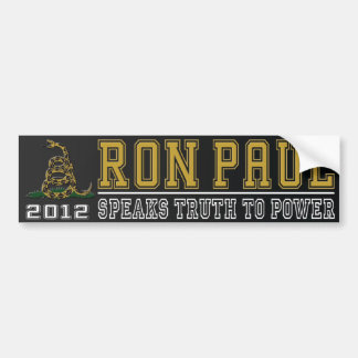 Ron Paul Speaks Truth Bumper Sticker