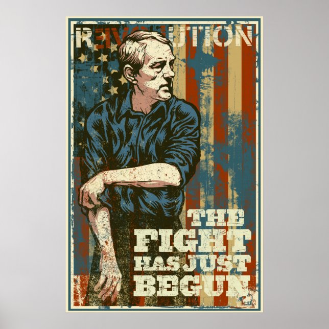 Ron Paul The Fight Has Just Begun Poster (Front)
