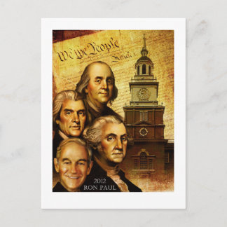 Ron Paul "We The People" Postcard