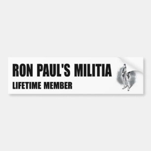 Ron Paul's Militia bumper sticker