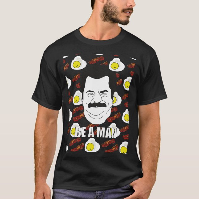 Ron Swanson - Eggs &amp; Bacon Classic T-Shirt (Front)