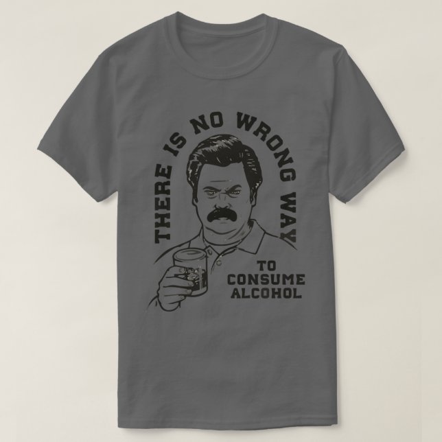 Ron Swanson T-Shirt (Design Front)