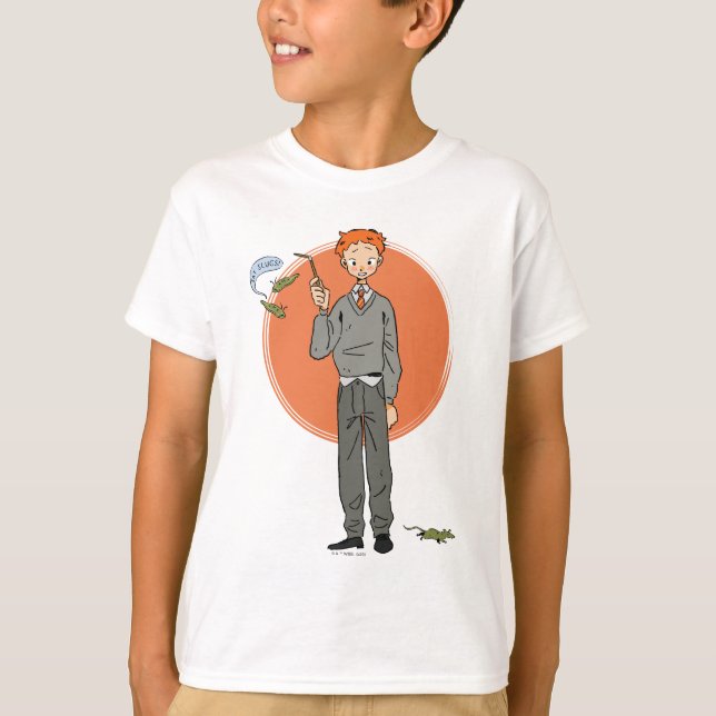 Ron Weasley Illustration "Eat Slugs" T-Shirt (Front)