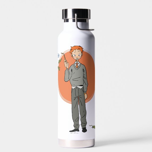 Ron Weasley Illustration "Eat Slugs" Water Bottle (Left)