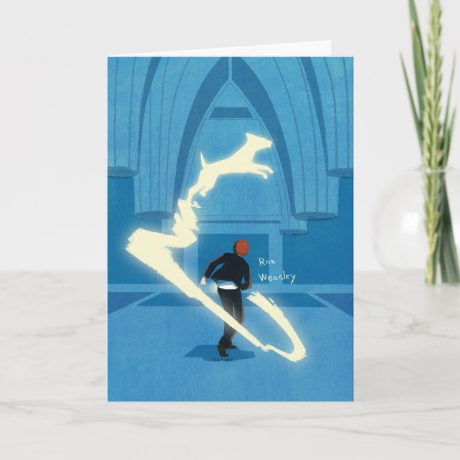 Ron Weasley Patronus Painting Card (Front)