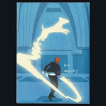 Ron Weasley Patronus Painting Magnet<br><div class="desc">Step into the Wizarding World with this dynamic Ron Weasley design, capturing a powerful moment of magic in motion. Ron is mid-cast as a luminous Patronus bursts forward in a brilliant sweep of light. The glowing spell contrasts beautifully with the cool blue tones of the castle interior, creating a striking,...</div>