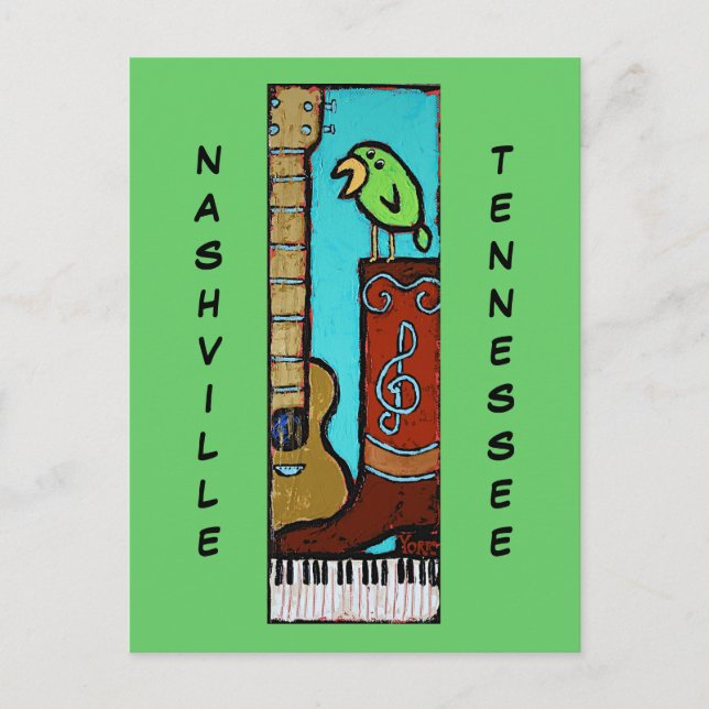 Ron York Art Nashville, TN postcard (Front)