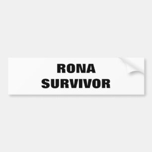 Rona Survivor Bumper Sticker