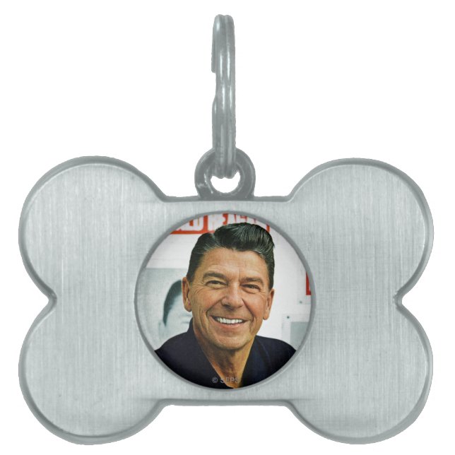 Ronald Reagan Pet ID Tag (Front)