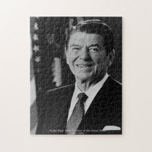 Ronald Reagn 40th President of the United States Jigsaw Puzzle