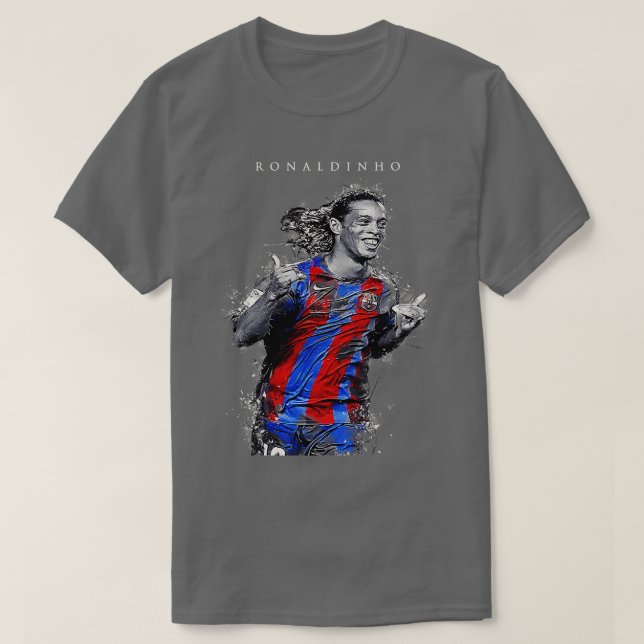 Ronaldinho in abstract art T-Shirt (Design Front)