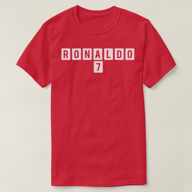 Ronaldo Namber T-Shirt (Design Front)