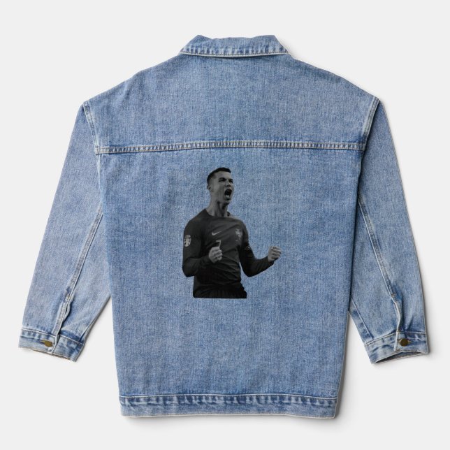 Ronaldo T-Shirt Denim Jacket (Back)