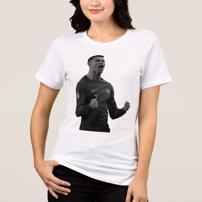 Ronaldo T-Shirt Tri-Blend Shirt (Front)