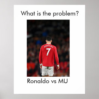 Ronaldo vs MU Poster