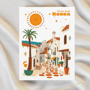 Ronda Andalucia Spain holiday Postcard