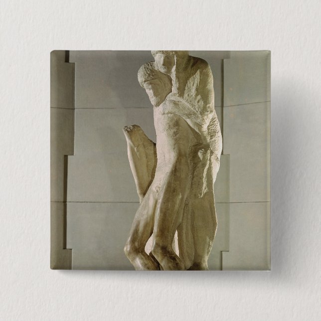 Rondanini Pieta, 1564 15 Cm Square Badge (Front)