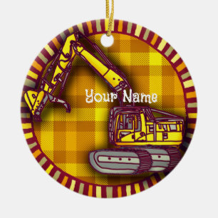 Rondo Power Shovel Ceramic Tree Decoration
