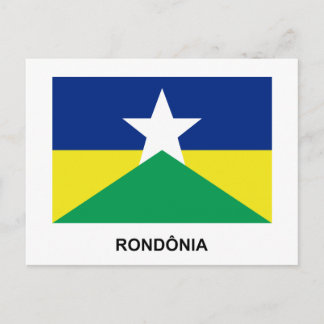 Rondônia, Brazil Flag Postcard