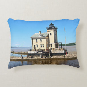 Rondout Creek Lighthouse, New York Decorative Cushion