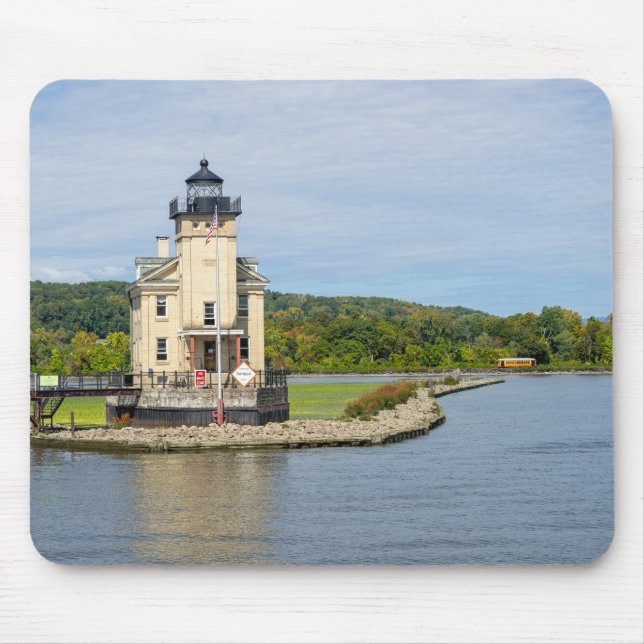Rondout Lighthouse in NY Mouse Pad (Front)
