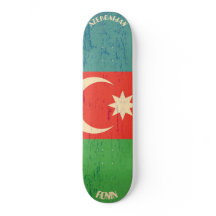 RONIN Azerbaijan Apex Pro Flag Skateboard Deck