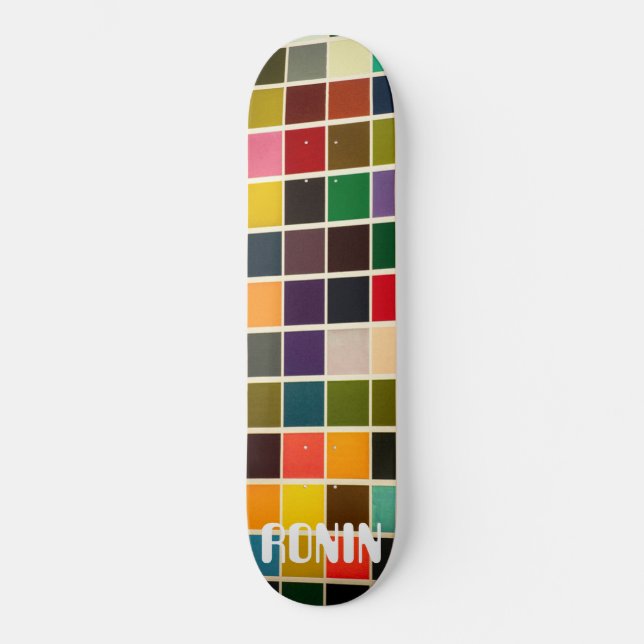 RONIN BRAND Retro Chaos Board Skateboard Deck  (Front)