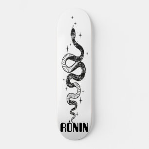 RONIN BRAND Snake Plan Whiteout Reverse SKATEBOARD