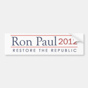 ronpaul_restore_the_republic 2012 bumper sticker