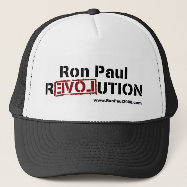 RONPAULREVOLUTION TRUCKER HAT (Front)