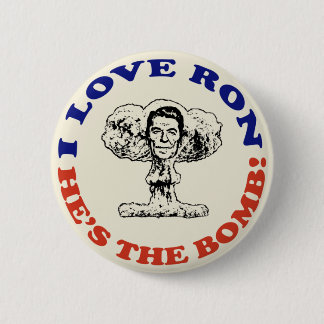Ron's the bomb! 6 cm round badge