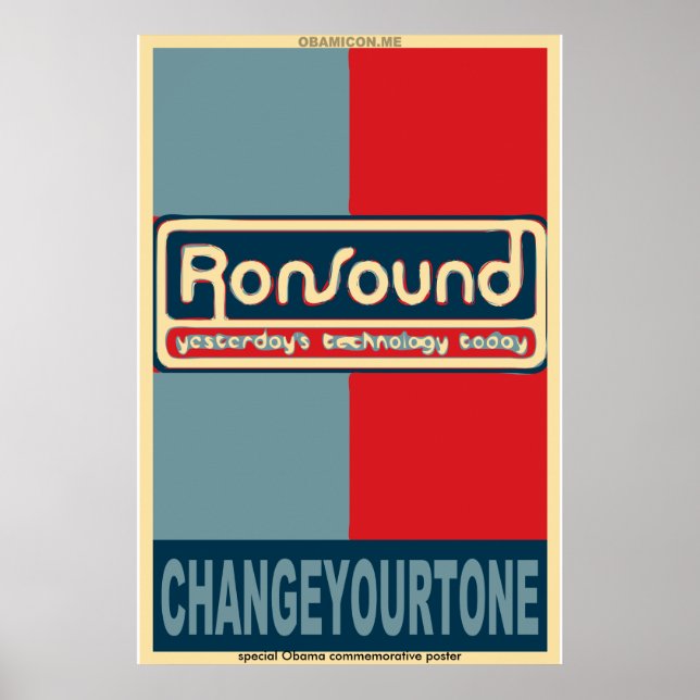 RonSound Obama-style poster (Front)
