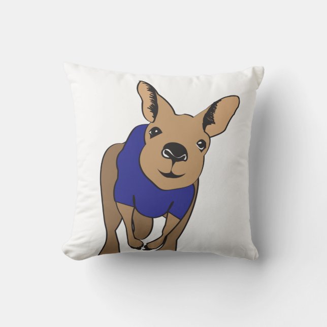 Roo Throw Pillow (Front)