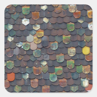 roof-998-colour square sticker
