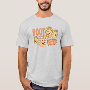 Roof Club / Dog Illustrations T-Shirt